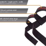 Harbinger Padded Cotton Lifting Straps - Image 3