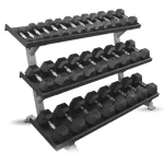 69″ 3-Tier Dumbbell Rack - Image 2