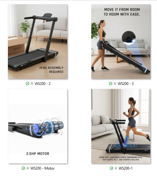 XTERRA WS200 Walk Slim Treadmill - Image 9