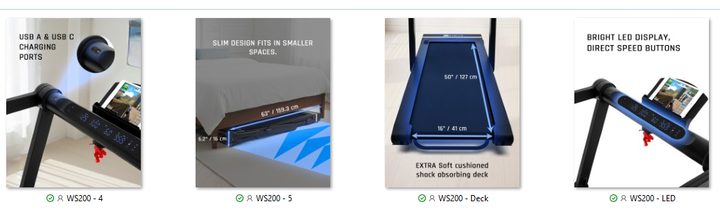 XTERRA WS200 Walk Slim Treadmill - Image 10