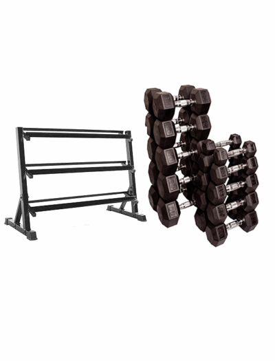 5-50 Dumbbell Set with Rack