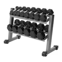 Rubber Hex Dumbbell 5-30lb Package